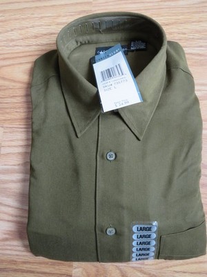 Vintage Career Club Men's Large LS Shirt Textured Finish NOS