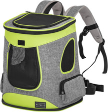 Pet Backpack Carrier Easy-Fit Dog Travel Backpack Carrier for Hiking Walking Cyc