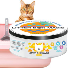 Cat Litter Deodorizer Jar Orange Scent, 16 Oz, Pack of 1 - Cat Litter Odor Con