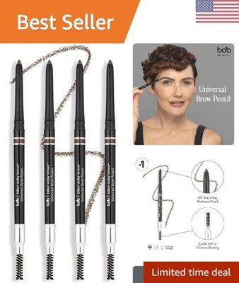BDB Universal Eyebrow Pencil 4-Pack - Precision & Waterproof for Perfect Brows