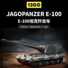 Jagdpanzer E-100 World of Tanks 1836 Piece Building Brick Toy German Tank