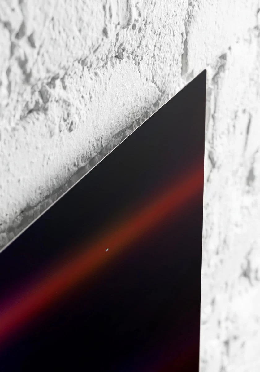 Hellblaue Punkte Metalldruck — NASA Voyager 1 Wissenschaft Poster, Weltraum Vektor Kunst Wand