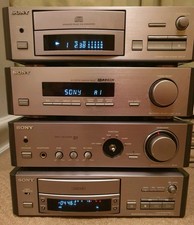 Sony Full Stereo System CDP-S1, ST-S1, TAE-S1, TC-S1 CD, Cassette Player
