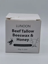 Beef Tallow & Beeswax & Honey Face & Body Moisturizer, 60g/2.12oz. Exp: 09/28/27