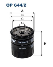 OP 644/2 FILTRON OIL FILTER FOR ALFA ROMEO BUICK CHRYSLER DODGE FIAT JEEP LANCIA