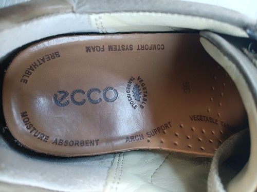 Ecco Chase II Damen Sneaker Braun Leder Freizeit Komfort Schuhe Größe 8,5 - Bild 8 von 11