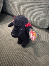 Vintage Ty GIGI Beanie Baby, Tag w Plastic Protector, 1998 Tush Tag