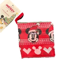PRIMARK Mickey Christmas Crew Tote Bag Folding Minnie Mickey Disney