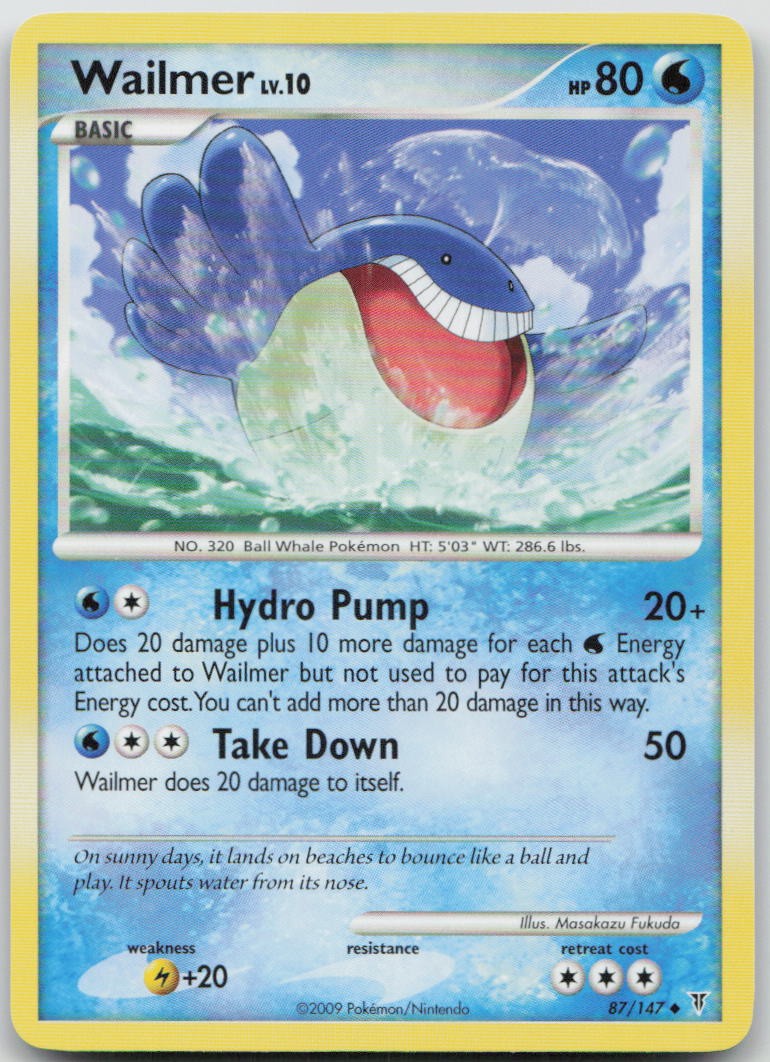 WAILMER 87/147 UNCOMMON SUPREME VICTORS POKEMON NM/M