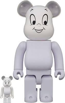 BE@RBRICK Casper Bearbrick 100% & 400% Figure Set 70mm & 280mm New