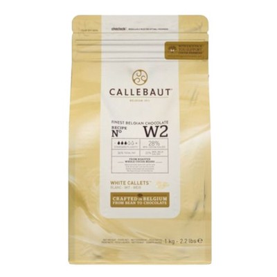 (26,90 EUR/kg) Barry Callebaut W2 Weiße Schokolade Kuvertüre groß 1 kg