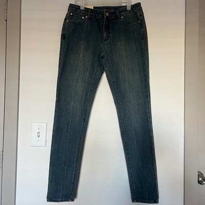 Michael Kors Izzy Skinny Jeans Mid Rise Dark Wash Size 4