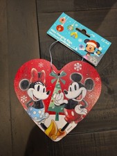 Mini Hanging Sign. Mickey & Minnie At Christmas, Disney 100