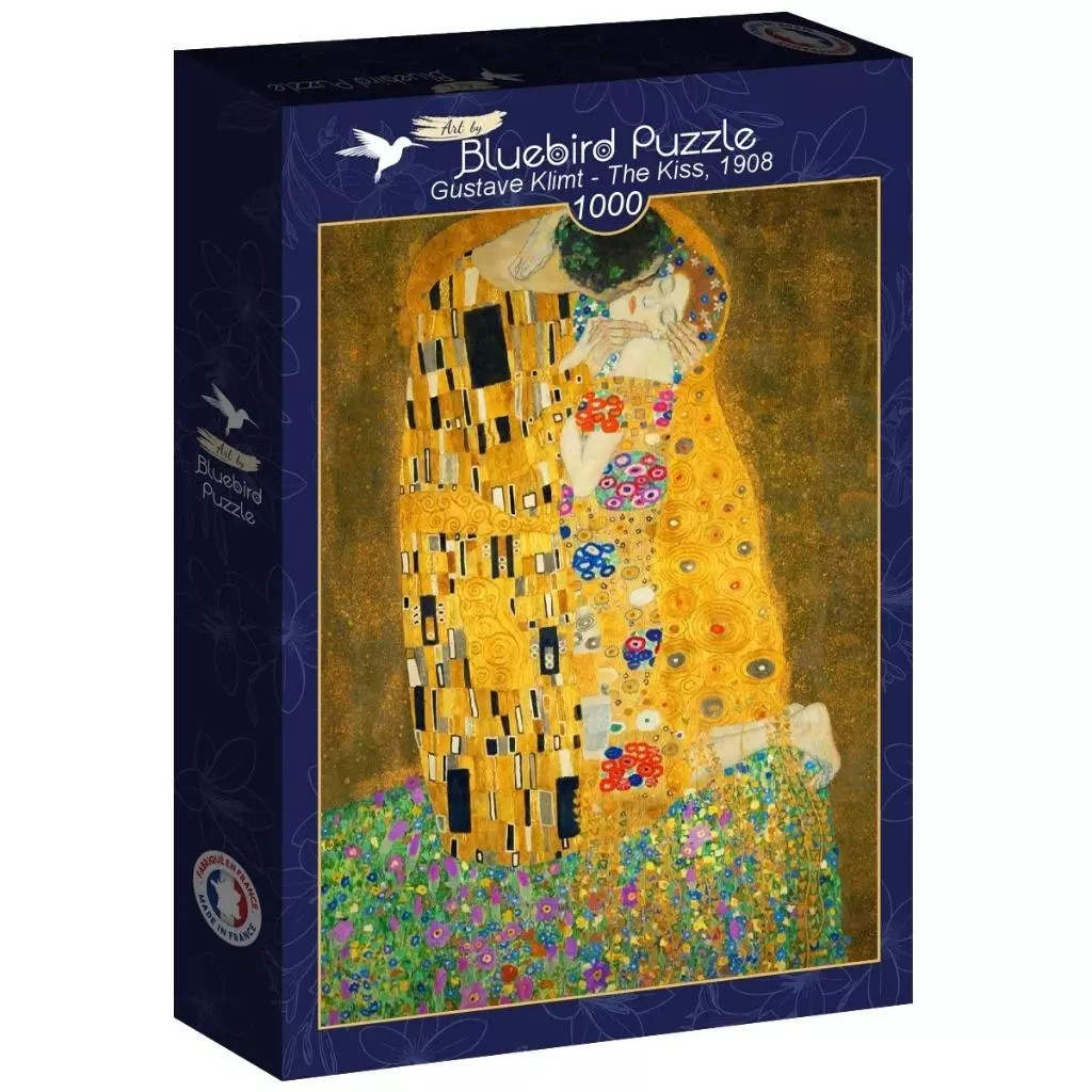 3663384602153 Puzzle 1000 Pocaunek, Klimt Gustav, 1908 Bluebird