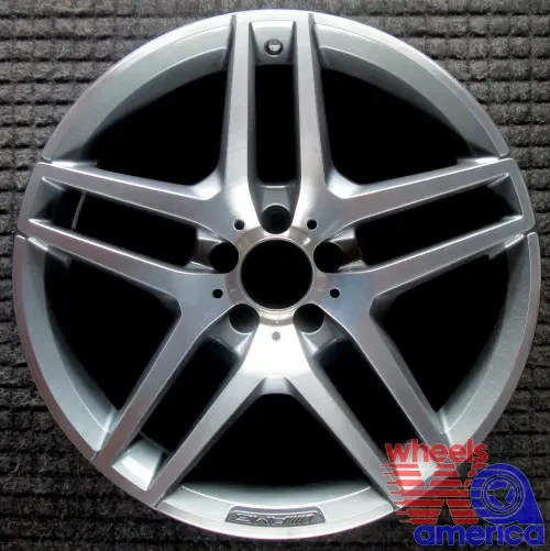 Wheel Rim Mercedes-Benz CL S400 S550 S550e S560 S580 S600 19 OEM Rear OE 85350 - Image 3 of 4