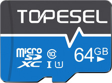 64Gb The Actual Usable Capacity Is 57.6GB Micro SD Card SDXC Memory Cards UHS-I