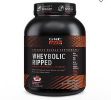 GNC AMP Wheybolic Alpha Protein Powder Strawberries Cream 2.8 lbs 22 servings