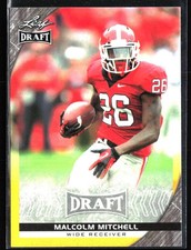 2016 Leaf Draft #62 Malcolm Mitchell Gold