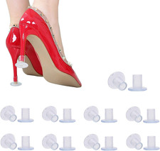 9 Pairs Clear High Heel Protectors Heel Stoppers for Wedding Mates Bridesmaid...