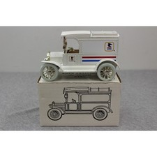 ERTL 1913 Model T Delivery Bank USPS White 9532 Die-Cast Metal Limited Edition