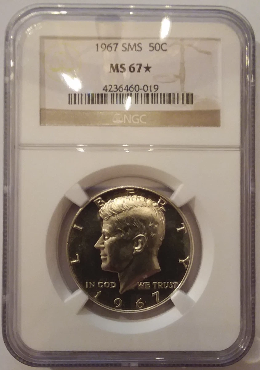 MS 67 Graded 1967 Kennedy US Half Dollars (1964-Now) for sale | eBay