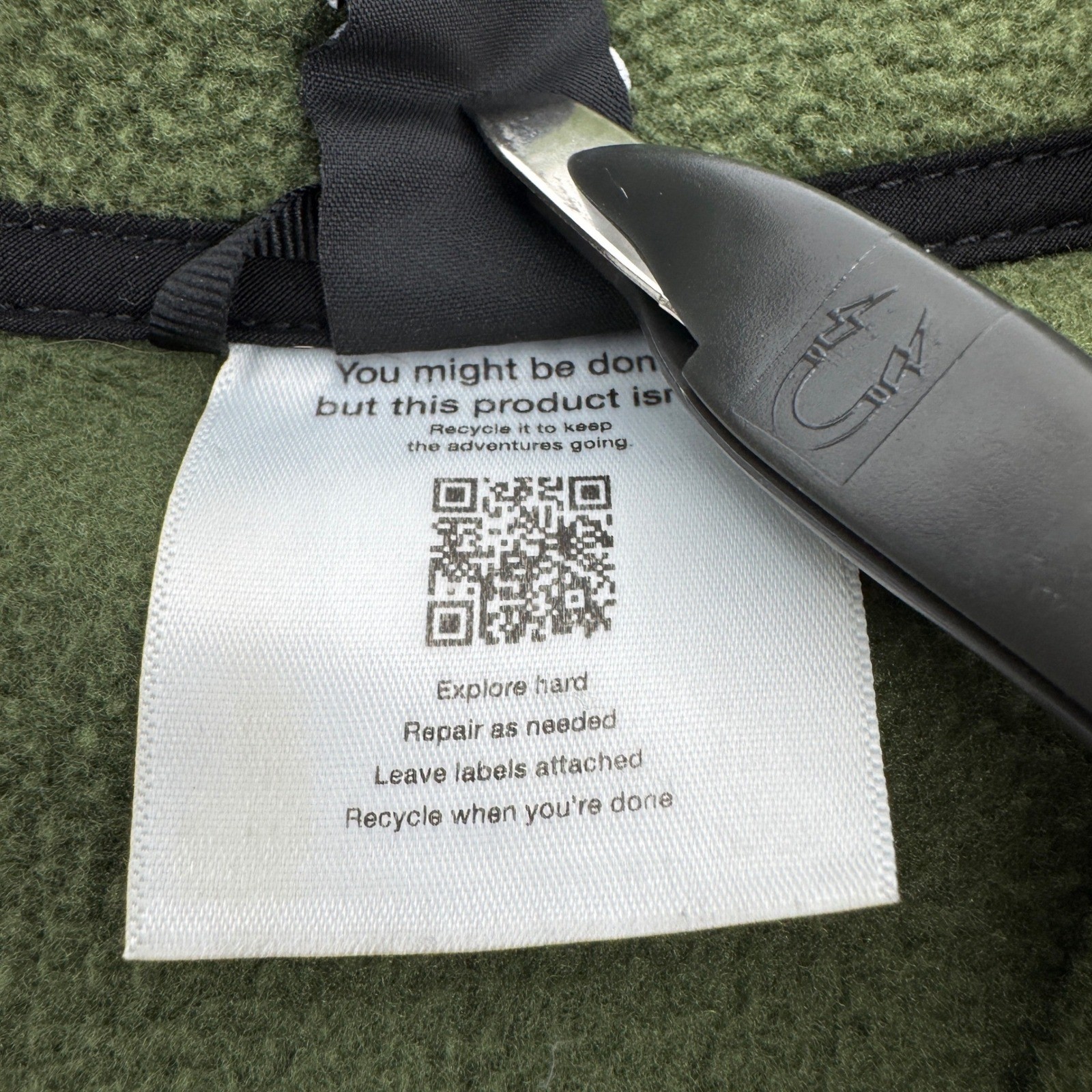 The North Face Mens Fleece Jacket Green Polartec Full Zip Outdoor Size XXL 2XL thumbnail 6