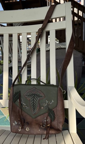 The Lord Of The Rings Lorien Leaf Messenger Bag Purse LOTR Her Universe EUC