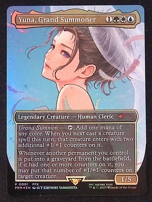 Magic The Gathering - Foil Yuna, Grand Summoner Wizards Play Network 2025 Card