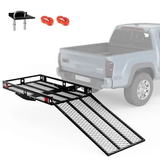 500 lbs Strong Wheelchair Hitch Carrier Mobility Electric Scooter Loading Ramp