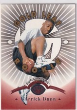 1997 GOLD LEAF RC WARRICK DUNN TAMPA BAY BUCCANEERS ROOKIE FOOTBALL - 992