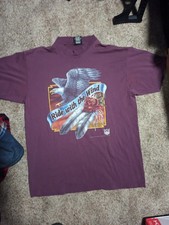Harley-Davidson Eagle Graphic 3D Emblem T-Shirt 90s Vintage, Single Stitch, 2XL