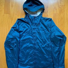 Vintage Patagonia H2No Rain Jacket Mens XL Blue Waterproof Hooded Shell Coat