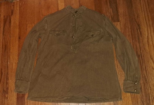 Original Vintage Soviet Army M43 Gymnasterka Tunic (Size in Description)