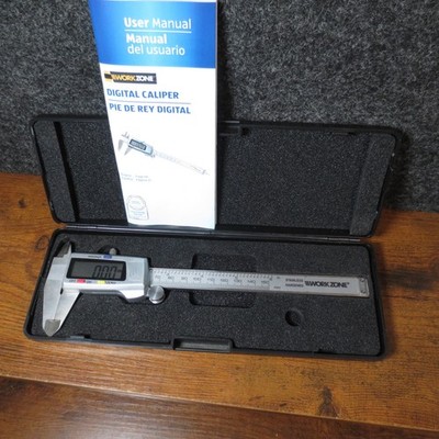 Workzone Digital Caliper Gauge 6'' 150MM Stainless Quality Control Hand Tools