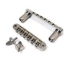ABR-1 Tune-o-matic Guitar Bridge and Tailpiece Set, 52mm, Gold-plated Chrome