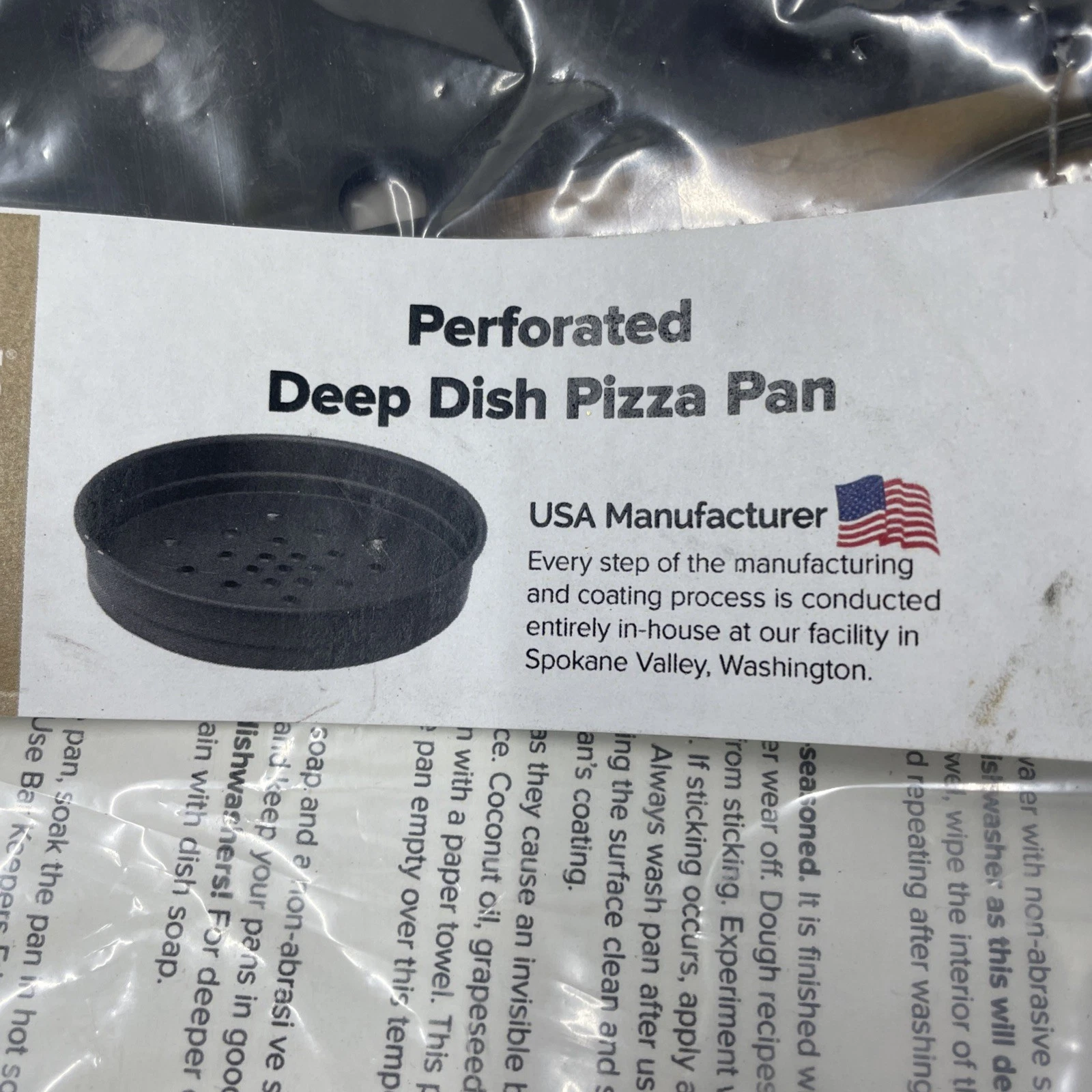 LloydPans Deep Dish Pizza Pan Perforated New USA Made