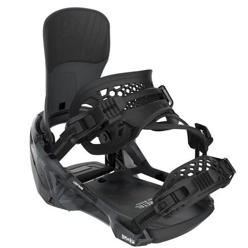 Men's BENT METAL Lightning Supermatic Snowboard Bindings BLACK