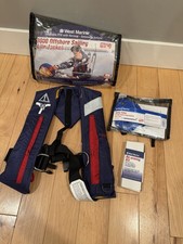 West Marine 3000 Offshore Sailing Life Jacket W/ Harness & Re-Arm Kit