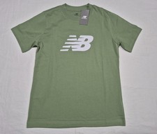 New Balance Men's Olive Green Sport Jersey Sports Running Casual Cotton T-Shirt