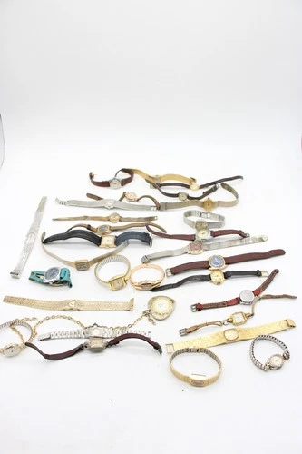 F x30 Vintage Ladies Manual Wristwatches Inc Rotary, Ingersoll Etc N/W