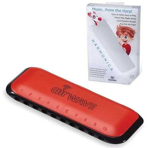 Richter-Mundharmonika Suzuki Airwave Red Richter Mundharmonika Harp NEU