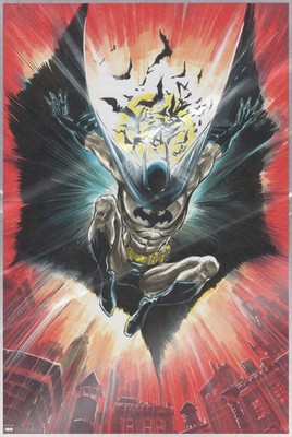 Batman - DC Comic Poster (Attack - Bats) (Size: 24'' x 36'') (LAMINATED)
