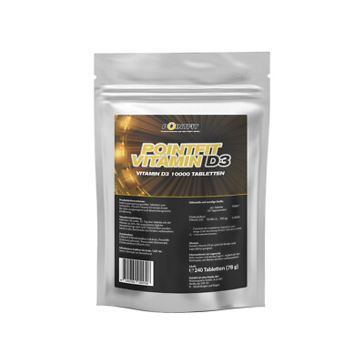 Vitamin D3 10.000 I.E. - 480 Tabletten - Hochdosiert mit 10000 IU Vitamin D3