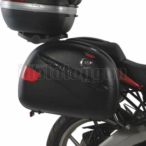 GIVI CASE V47N + SIDE-CASES E22N KAWASAKI VERSYS 650 2006 06 2007 07 2008 08 - Picture 3 of 6