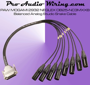 MOGAMI 2932 DB25-NC3MXXB Studio Serpiente Cable - 12ft. MOGAMI 2932 2932 2932 DB25-NC3MXXB Studio Serpiente Cable - 12ft. a4508e