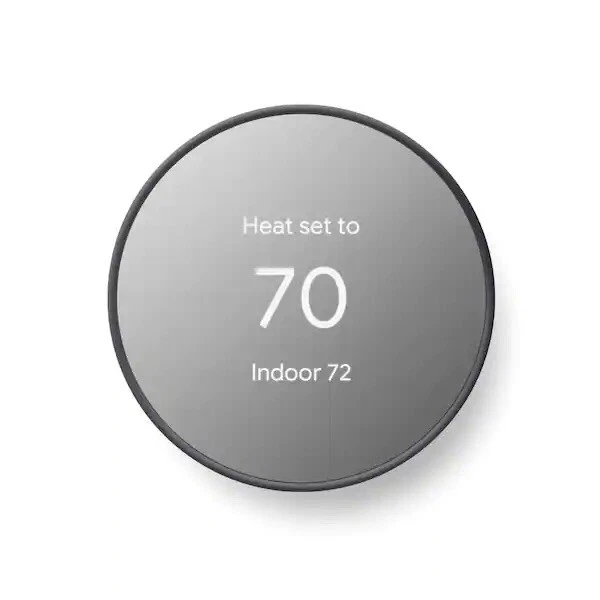 Google Nest Smart Thermostat, Charcoal - GA02081-US