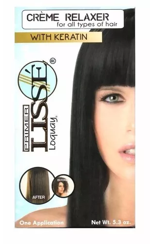 PACK: LOQUAY PRIMER LISSE CREAM HAIR RELAXER W/KERATIN Crema alaciante  con q