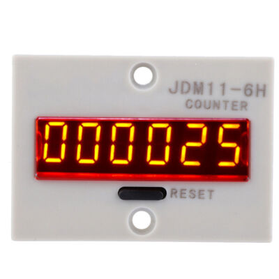 JDM11-6H No Voltage Counter 6 Digits Electronic LED Digital Display Counter