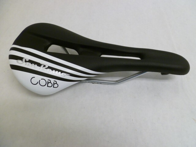 Cobb Cycling San Remo サドル NEW! COBB San Remo Black/White Speed And Comfort Relief