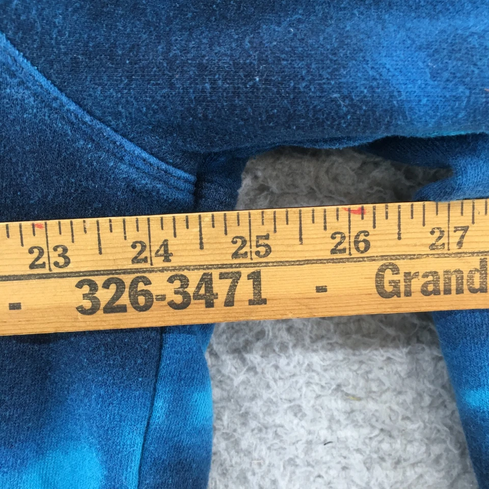 Champion Fleece Line Pullover Sudadera con Capucha Chaqueta para Mujer XXL Azul Mezcla de Algodón Recortado Foto 4 de 4